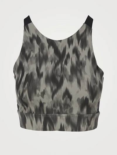 Sherman Sports Bra Watercolour Aztek Animal Print