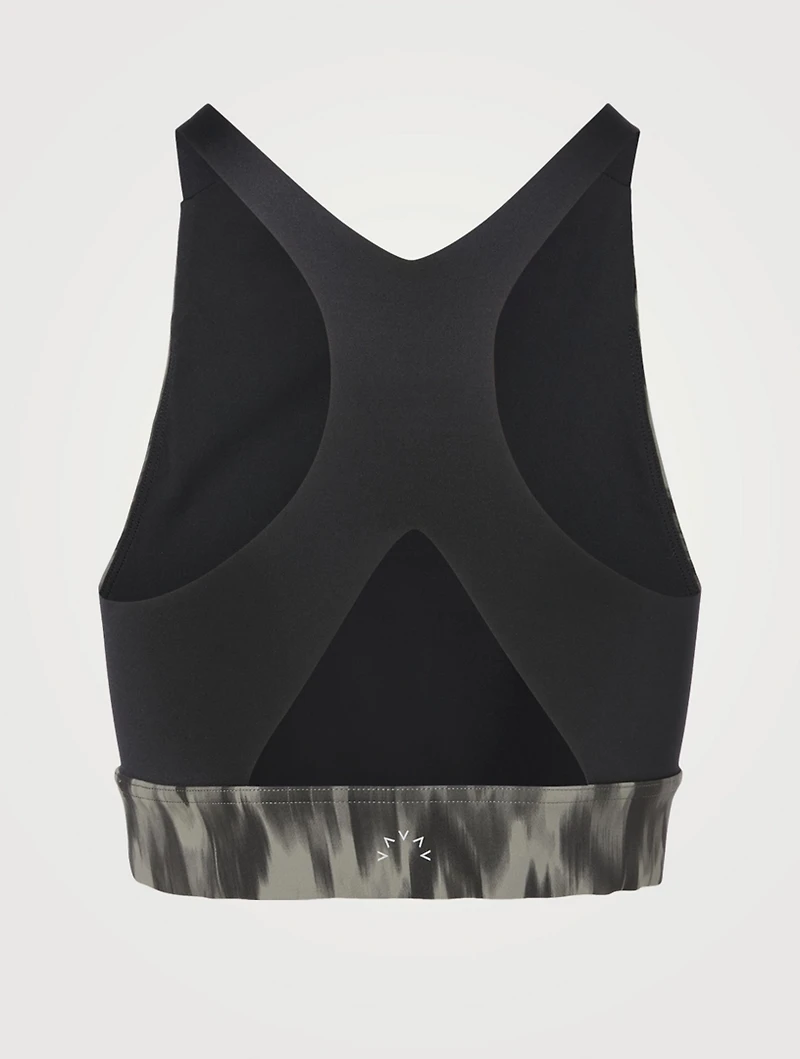 Sherman Sports Bra Watercolour Aztek Animal Print