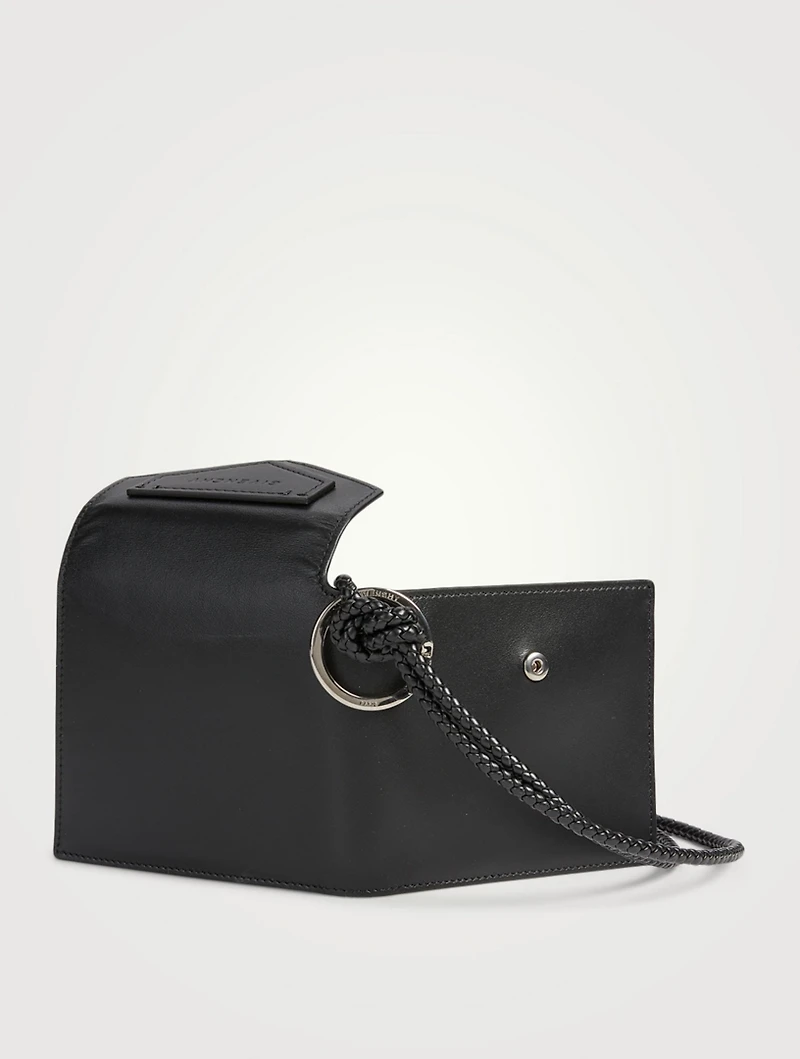 Small Antigona Leather Wallet With Strap
