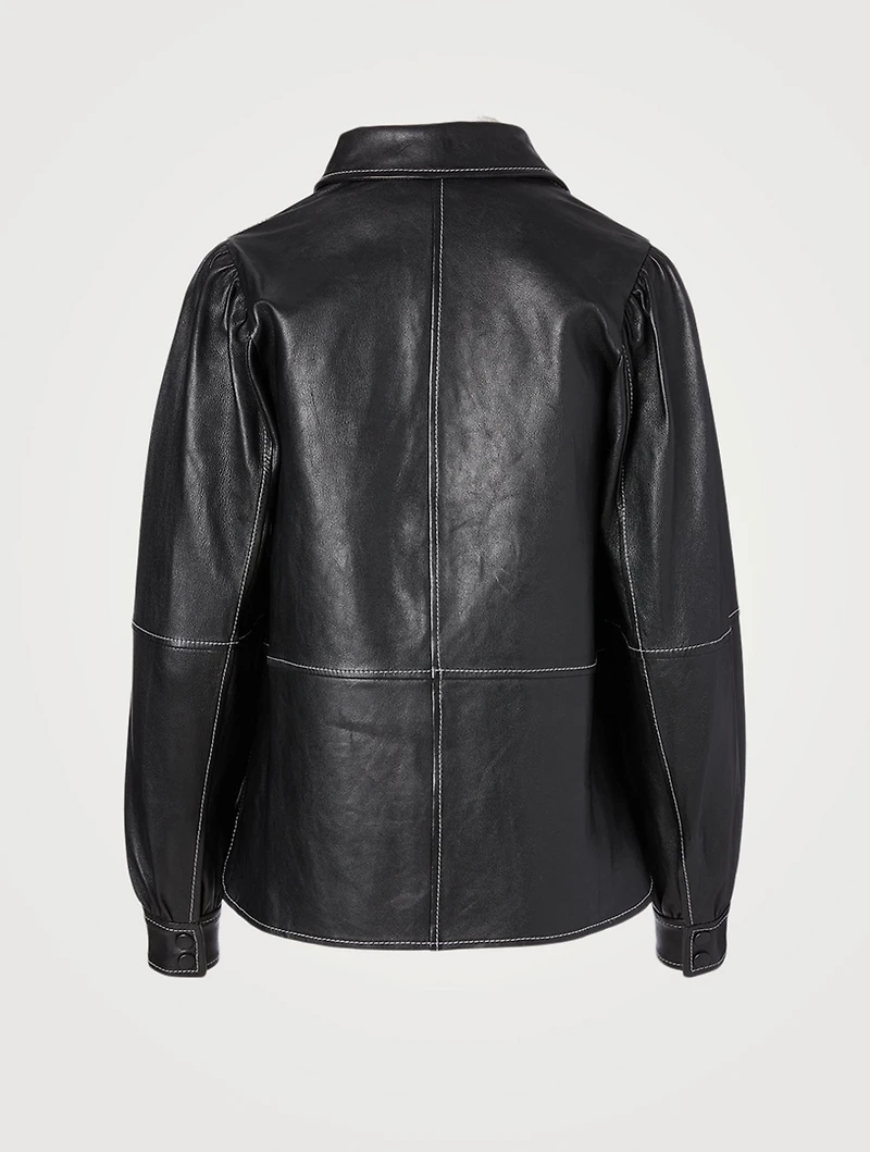 Lamb Leather Shirt