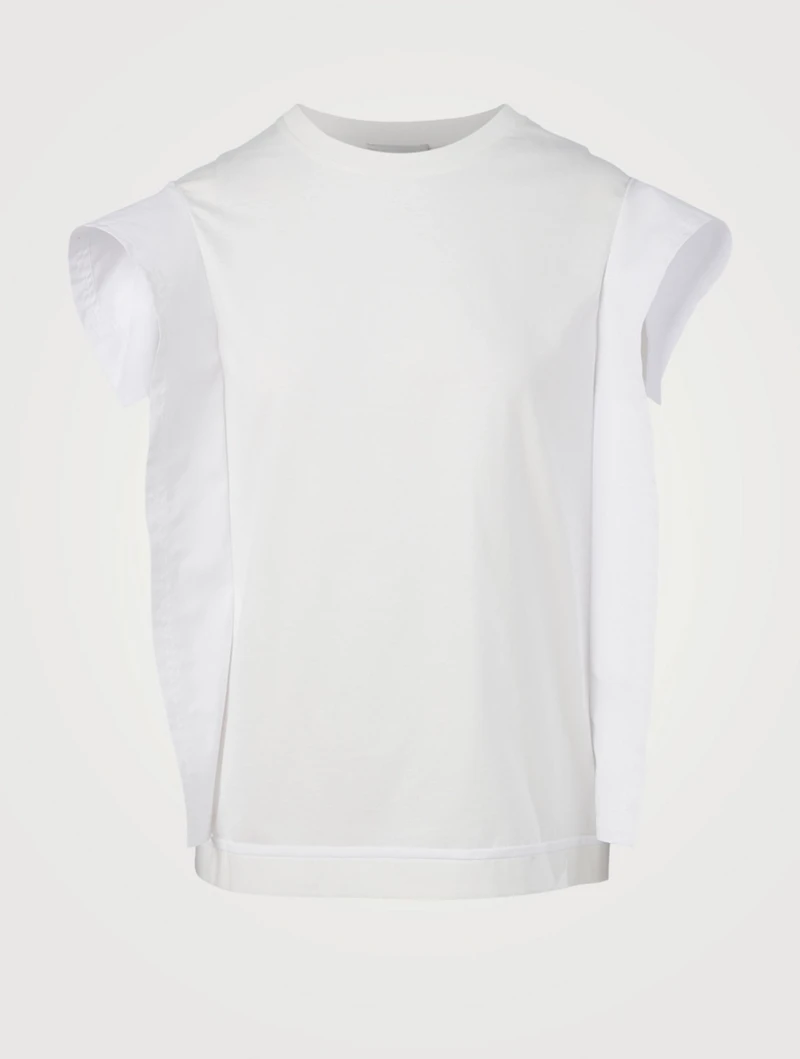 Cotton Ruffle T-Shirt