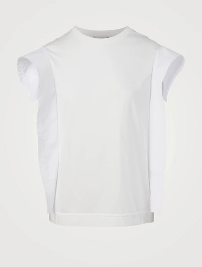 Cotton Ruffle T-Shirt