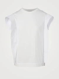 Cotton Ruffle T-Shirt