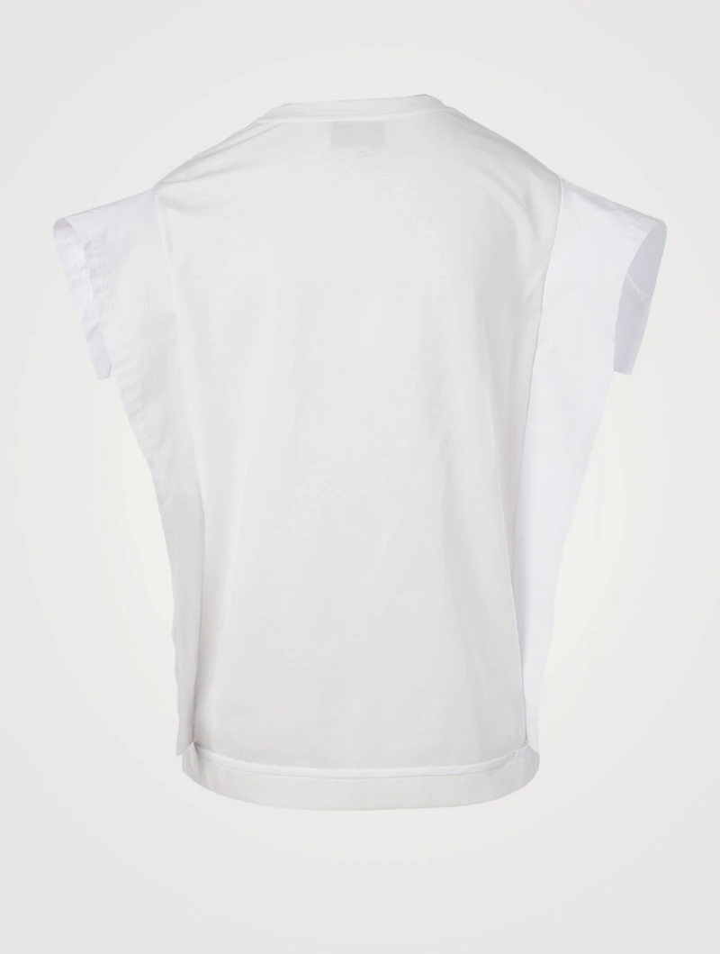 Cotton Ruffle T-Shirt