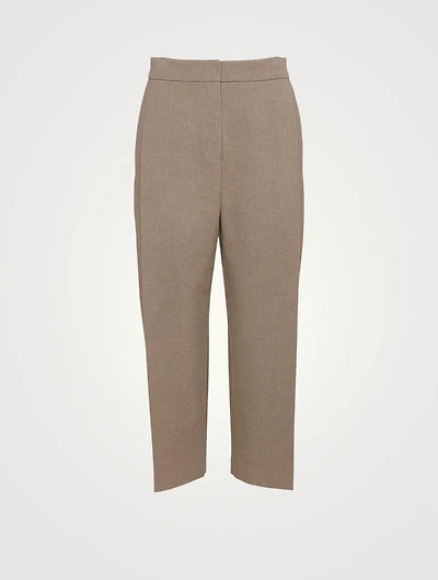 Pintuck Semi-Baggy Pants