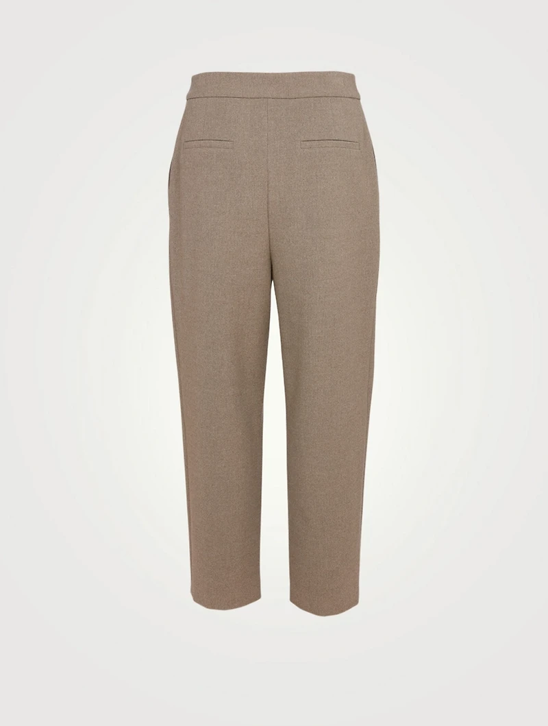 Pintuck Semi-Baggy Pants