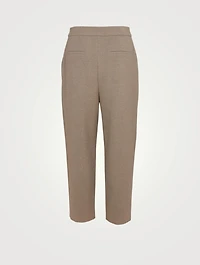 Pintuck Semi-Baggy Pants