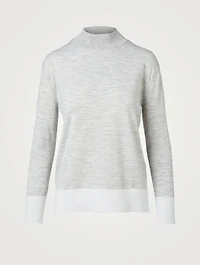 Wool-Blend Turtleneck Sweater