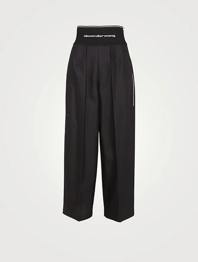 High-Waisted Wide Pants