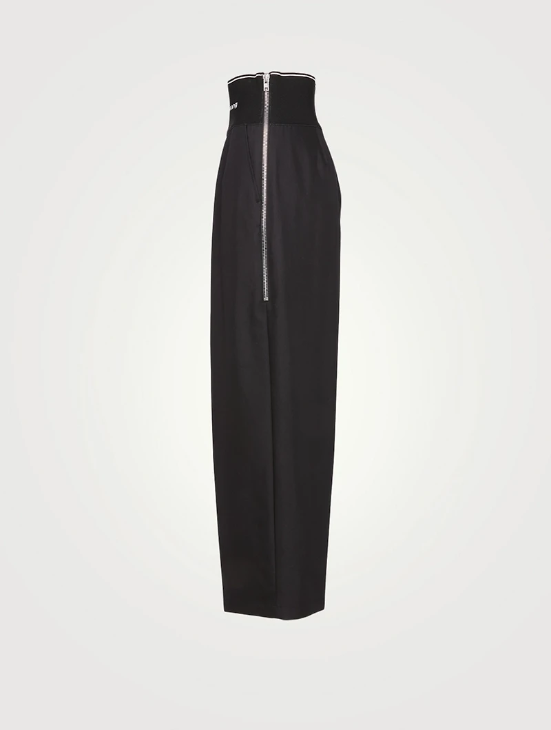 High-Waisted Wide Pants