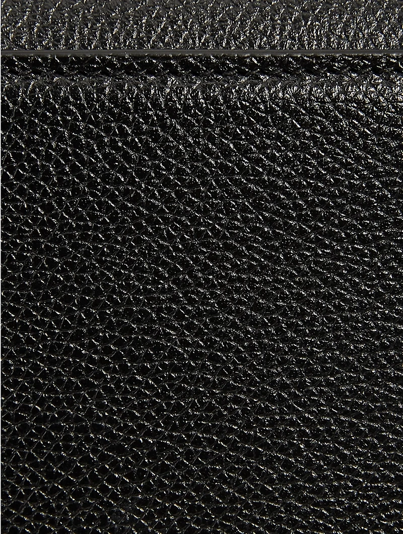 XS Hourglass Leather Top Handle Bag