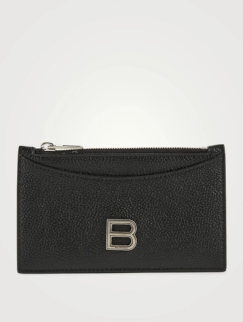 Hourglass Leather Zip Card Holder