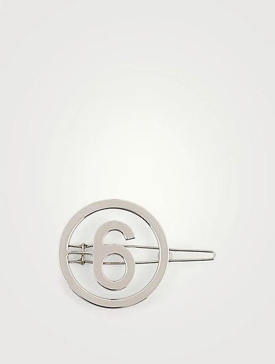 6 Logo Hair Clip
