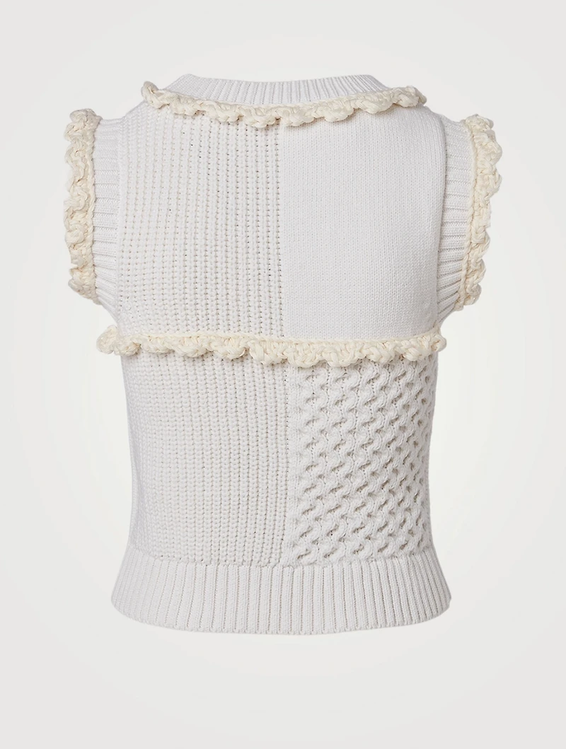 Falala Cotton Sweater Vest
