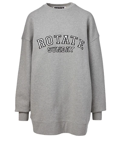 Iris Organic Cotton Crewneck Sweatshirt