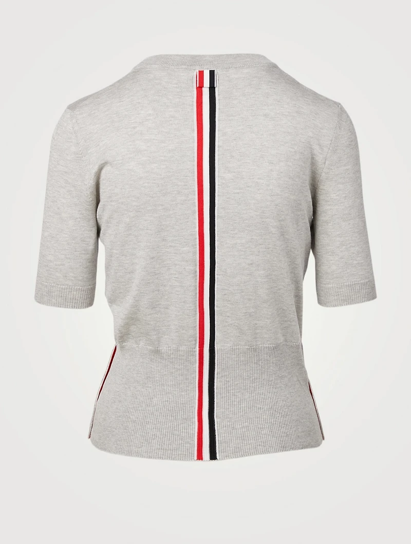 Silk And Cotton Relaxed T-Shirt