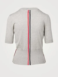 Silk And Cotton Relaxed T-Shirt