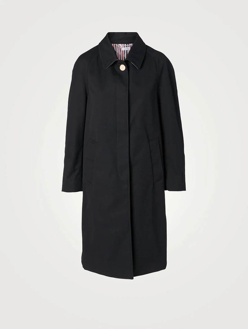Waterproof Cotton Twill Overcoat