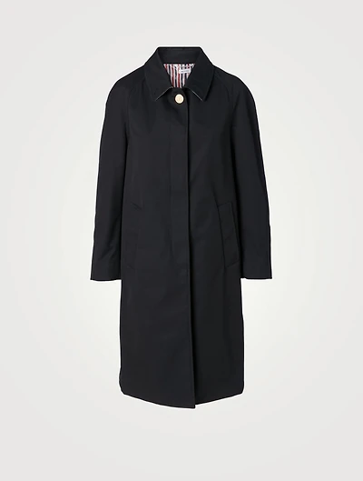 Waterproof Cotton Twill Overcoat