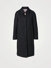 Waterproof Cotton Twill Overcoat