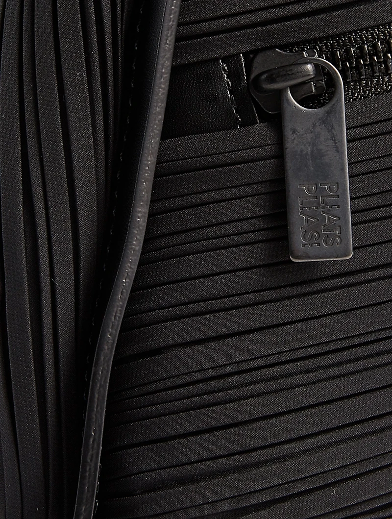Small Bias Pleats Satchel Bag