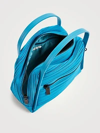 Small Bias Pleats Satchel Bag