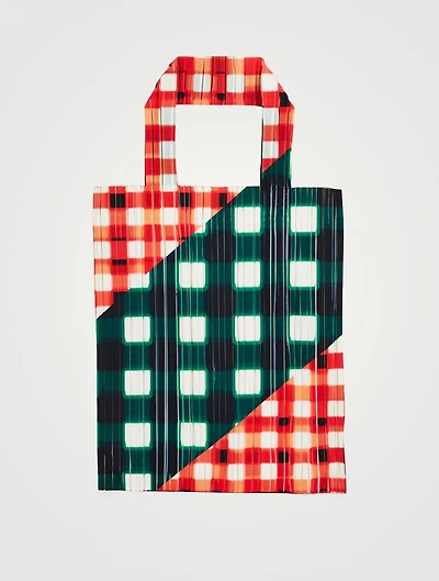Trek Tote Bag In Check