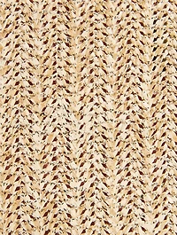 Mini Falabella Woven Metallic Tote Bag