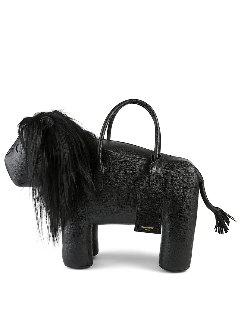 Leather Lion Bag