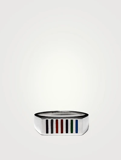 Sterling Silver Prism Ring