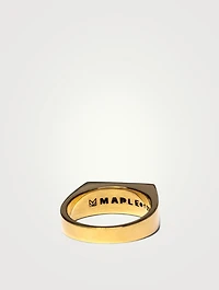 14K Goldplated Prism Ring