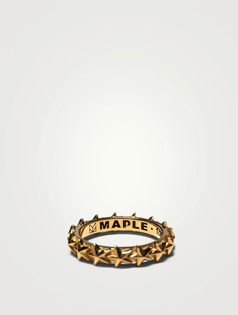 14K Goldplated Star Ring