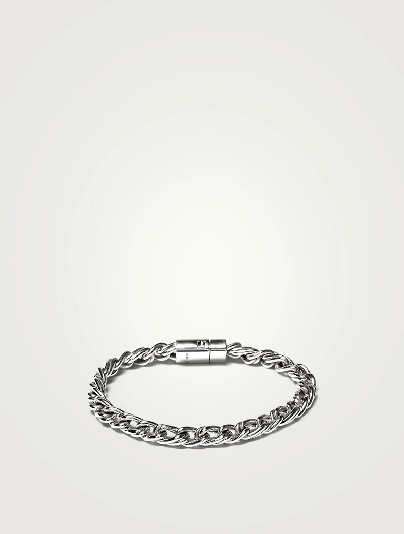 Sterling Silver Double Link Bracelet