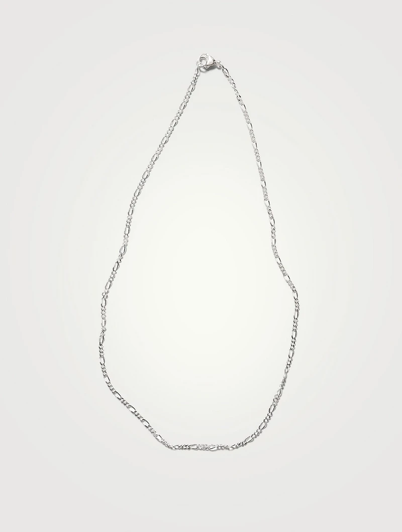 Sterling Silver Figaro Chain Necklace