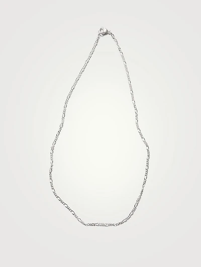 Sterling Silver Figaro Chain Necklace