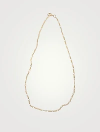 14K Gold Fill Figaro Chain Necklace