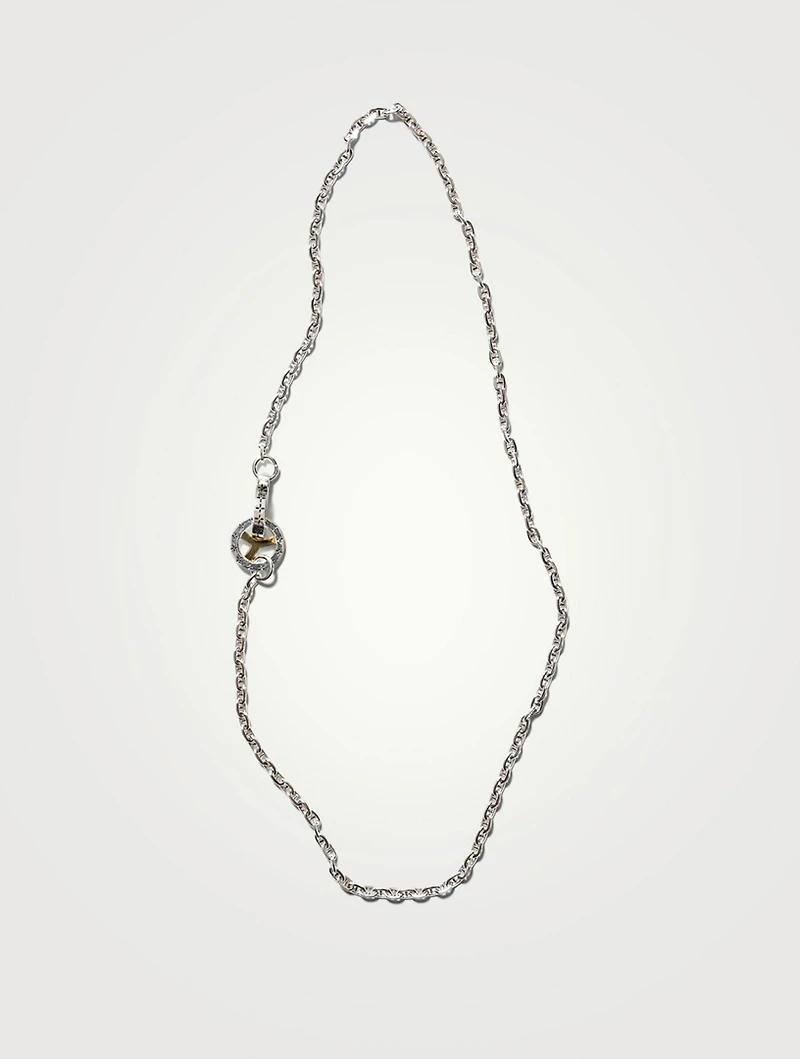 Sterling Silver Mariner Chain Necklace