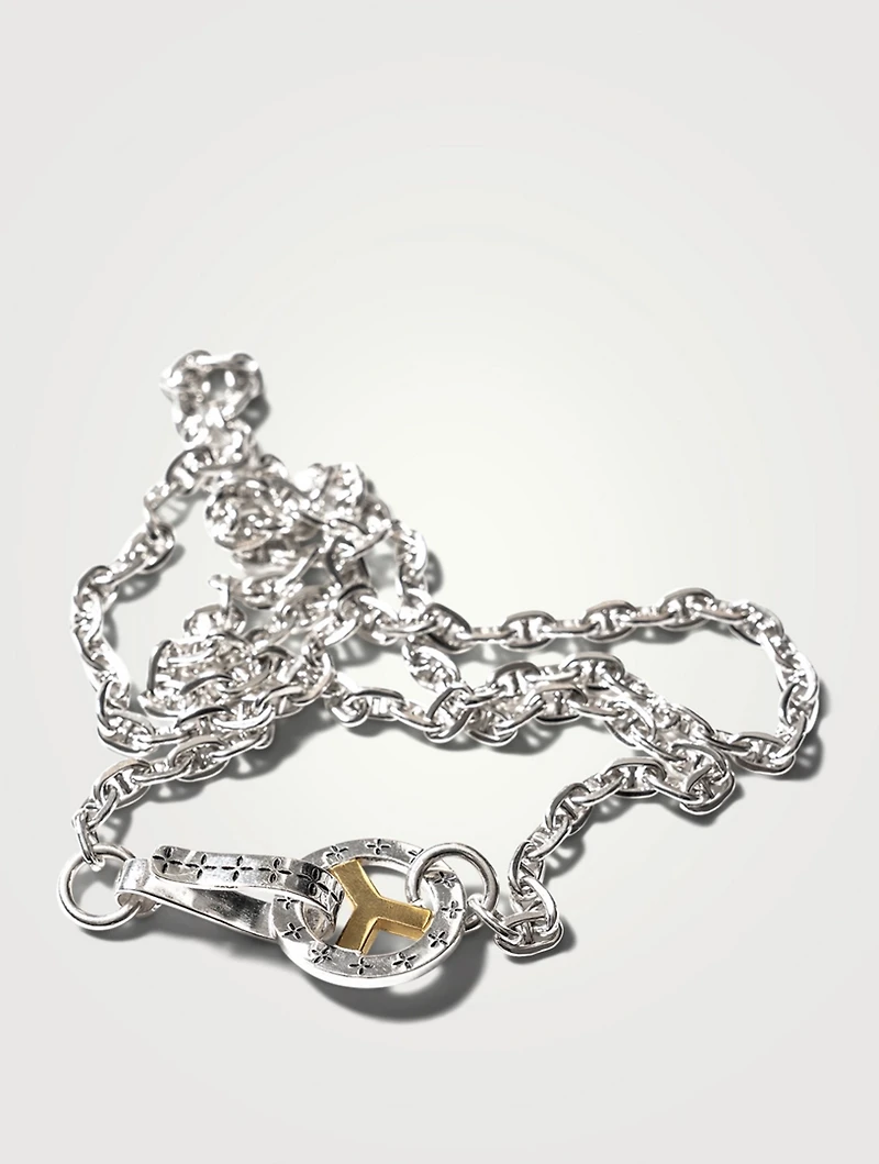 Sterling Silver Mariner Chain Necklace