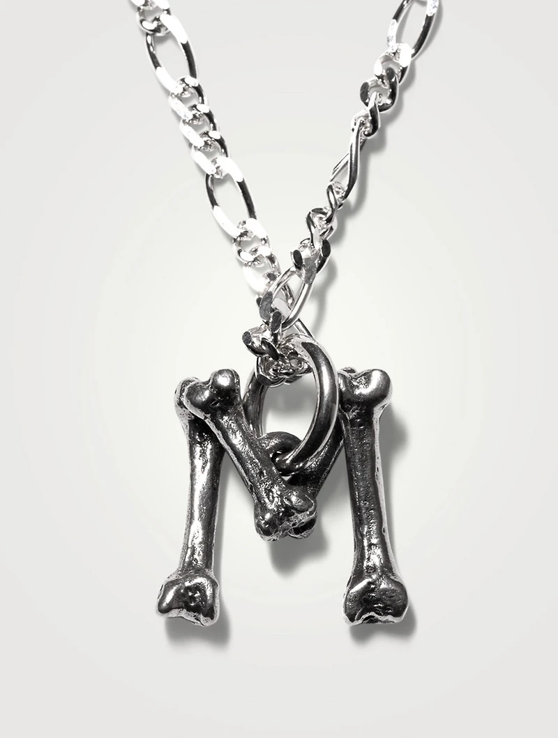 Sterling Silver Bone Chain Necklace