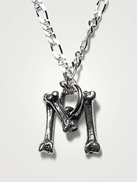 Sterling Silver Bone Chain Necklace