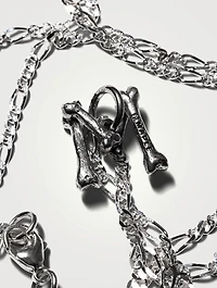 Sterling Silver Bone Chain Necklace