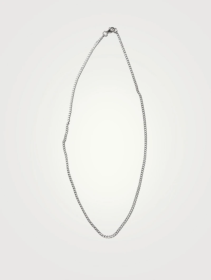 Sterling Silver Curb Chain Necklace