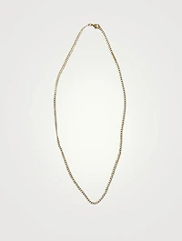14K Gold Curb Chain Necklace