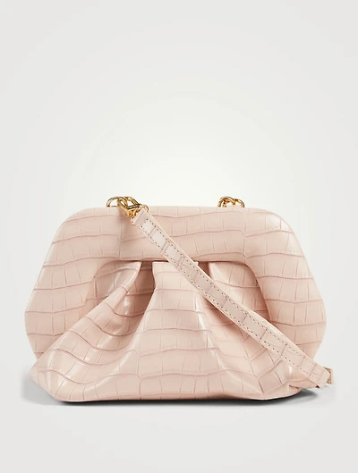 Mini Gea Croc-Embossed Eco Leather Bag