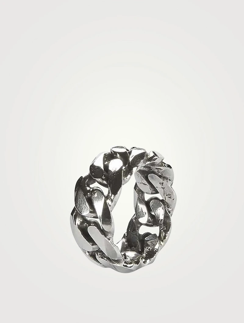Sterling Silver Chain Ring