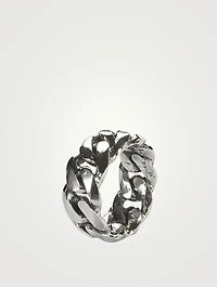Sterling Silver Chain Ring