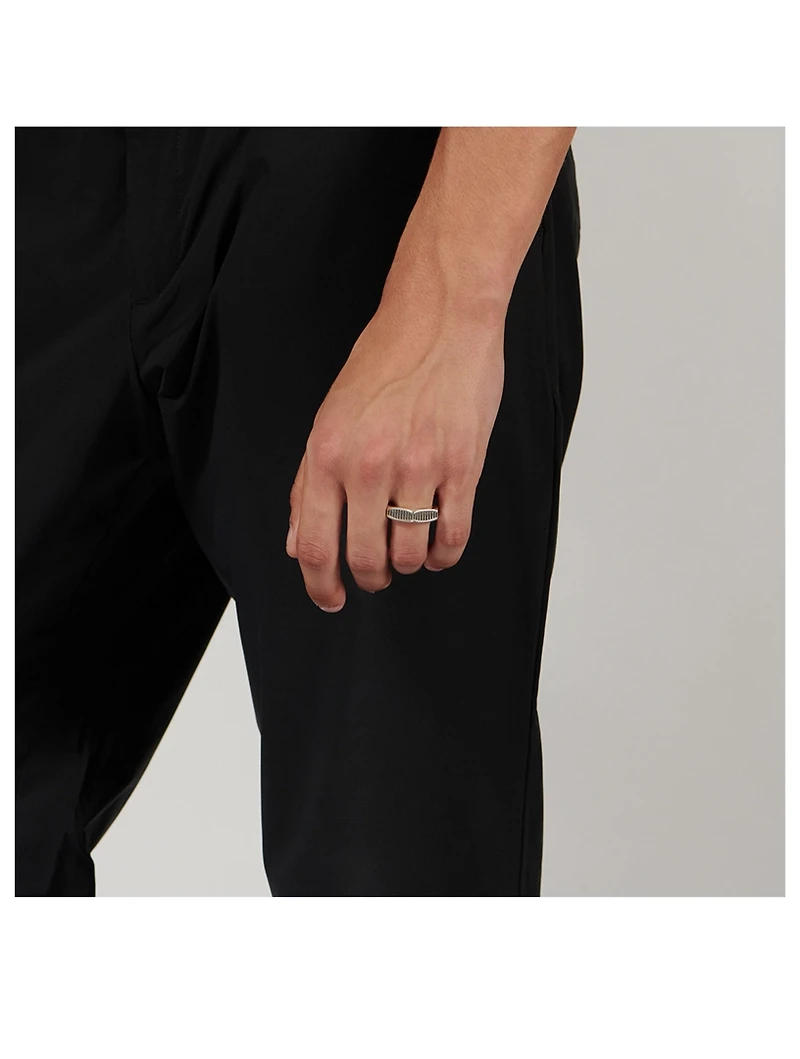 Sterling Silver Bolt Ring