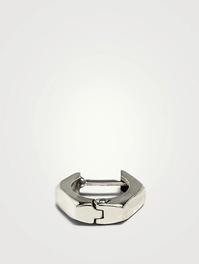 Sterling Silver Bolt Earring