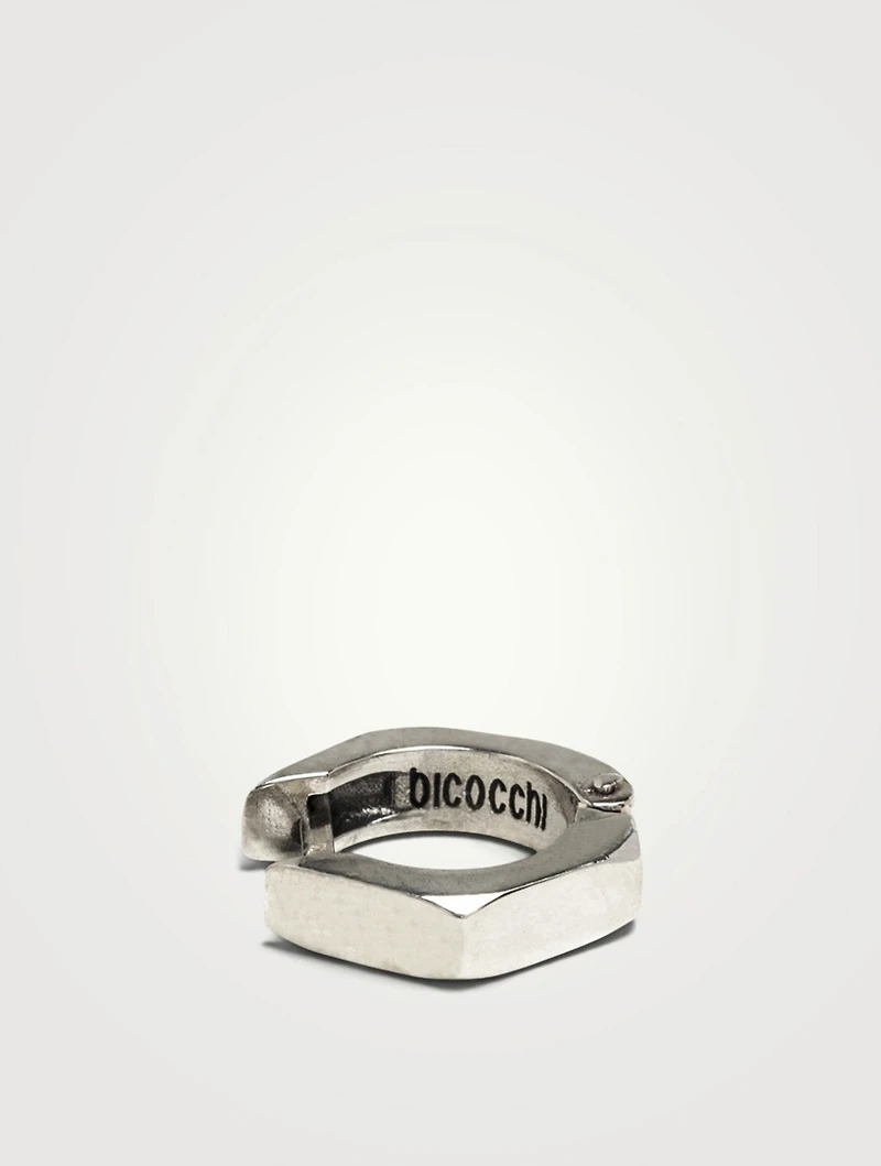 Sterling Silver Bolt Earring