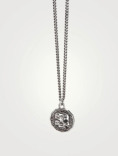 Sterling Silver Coin Pendant Necklace